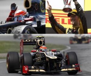 yapboz Romain Grosjean - Lotus - Grand Prize of Canada (2012) (2 pozisyon)